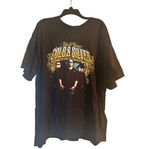 GUC Men's World Famous Gold & Silver Pawn Shop Black Graphic Tee Shirt Size XXXL